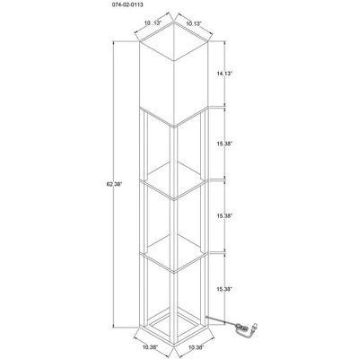 Shelf Floor Lamp - Threshold - Image 6