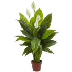 Nearly Natural 42” Spathiphyllum Artificial Plant (Real Touch)
