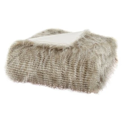 50"x60" Adelaide Faux Fur Throw Blanket - Madison Park - Image 7