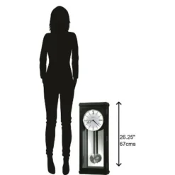 Howard Miller 625440 Howard Miller Alvarez Wall Clock 625440 Black Satin