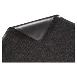 4'x6' Rectangle Solid Floor Mat Black - Guardian