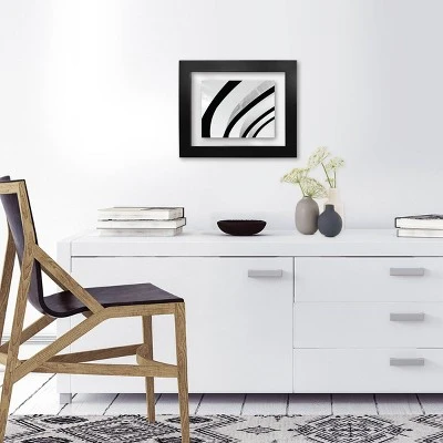 11" X 14" Matted To 8" X 10" Wide Gallery Frame Black - Room Essentials™ - Image 3