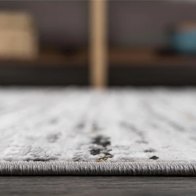 JONATHAN Y Loom Modern Strie' Solid & Striped Indoor Area Rug - Image 4