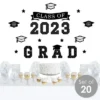 Big Dot Of Happiness Class Of 2023 Graduation Cheers Party Wall Decals Set Of 20