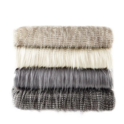 50"x60" Adelaide Faux Fur Throw Blanket - Madison Park